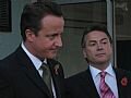 David Cameron and David Ruffley at West Suffolk Hospital