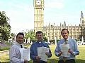 1001 signature health petition: David Ruffley MP, Revd Jonathan Ford and Richard Spring MP - Click here for larger image.